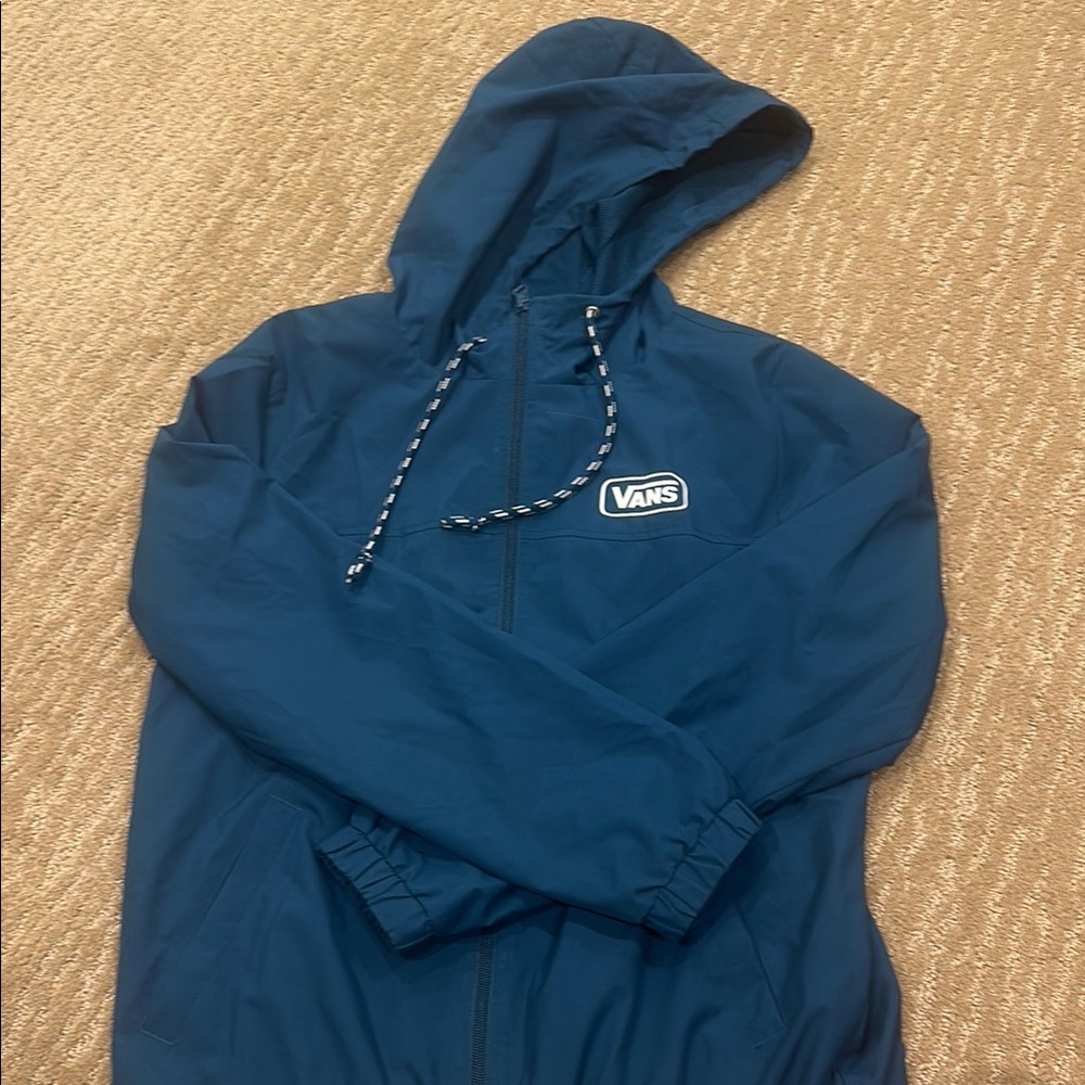 Vans Navy Hooded Windbreaker